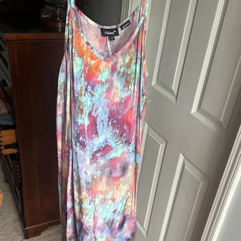 Tolani Vibrant Multicolor Maxi Dress - Picture 3 of 4
